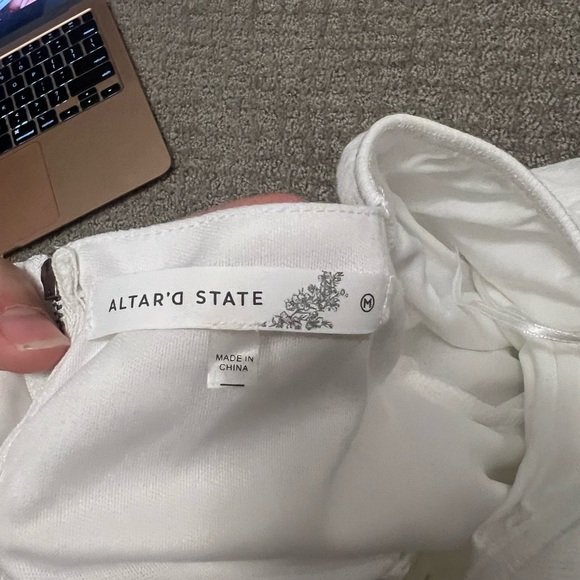Altar’d State Bridget Mini Dress in White - Picture 4 of 4